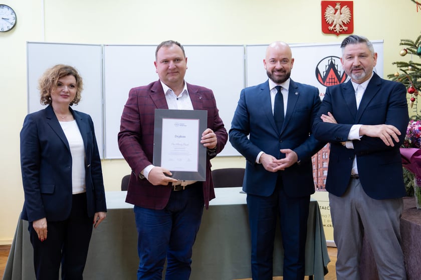 Wręczenie dyplomów dyrektorom placówek oświatowych, 10.01.2024